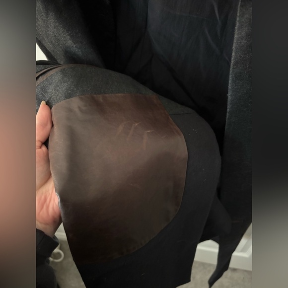 Vanessa Bruno | 100% Wool & Lambskin Mixed Media Longline Vest | Size 36 - Picture 3 of 8